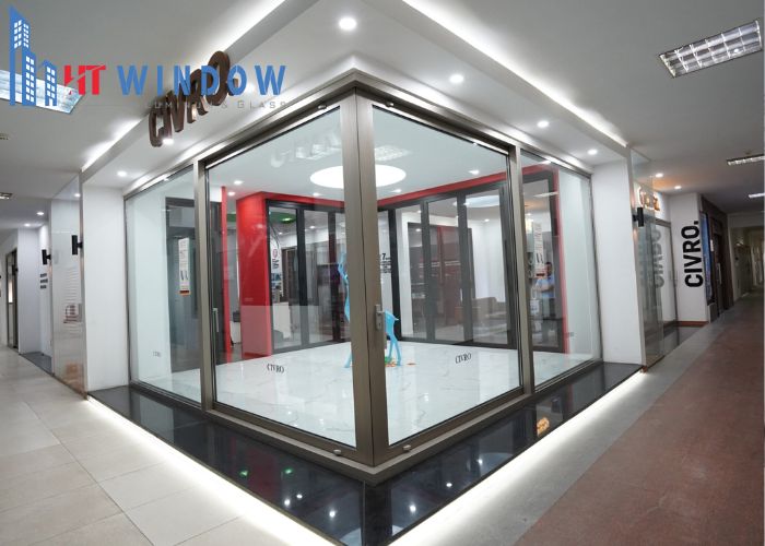 Cửa nhôm Civro phát triển dựa trên hệ thống mặt cắt nhôm có cầu cách nhiệt