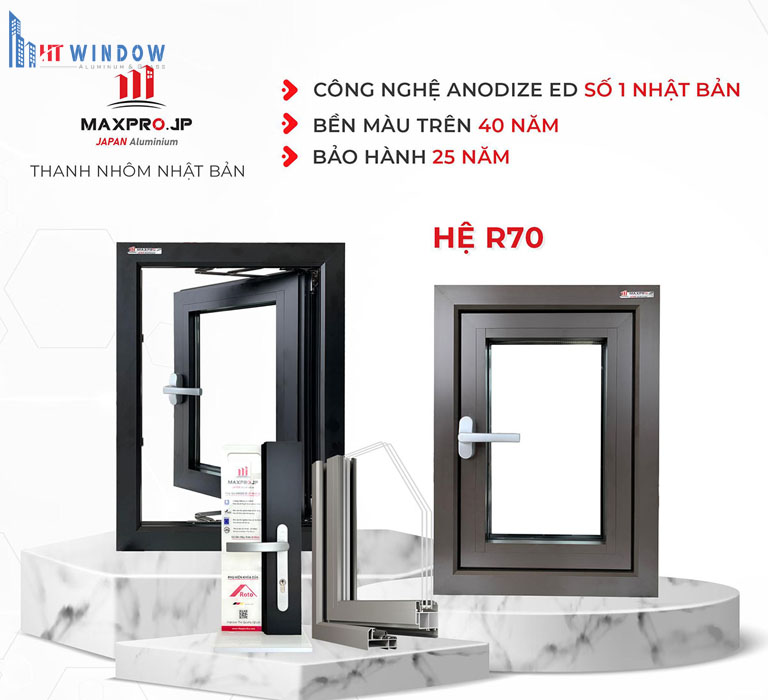 Chế độ bảo hành lâu dài, bền màu trên 40 năm
