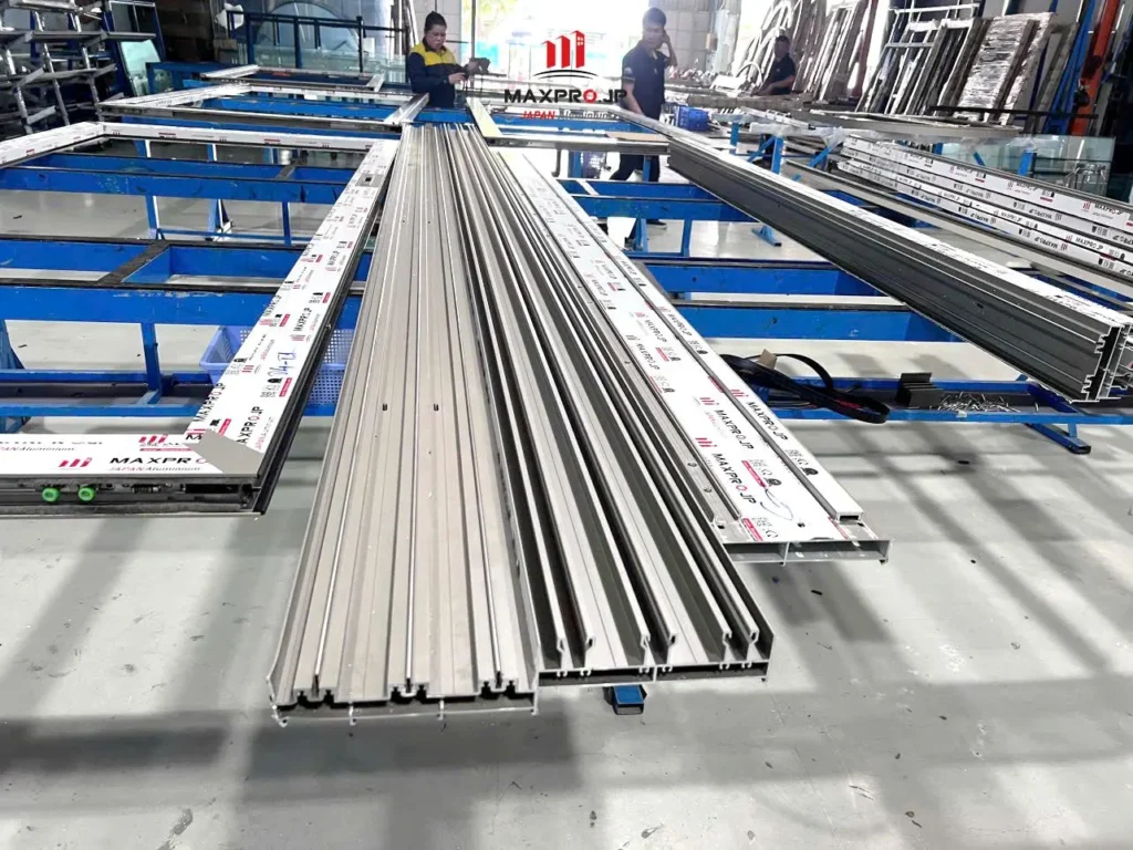 Cửa nhôm maxpro chống trộm thông minh, hiện đại