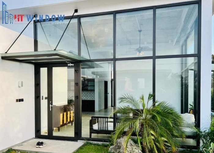 Cửa nhôm Maxpro được ứng dụng trong các khu nghỉ dưỡng cao cấp