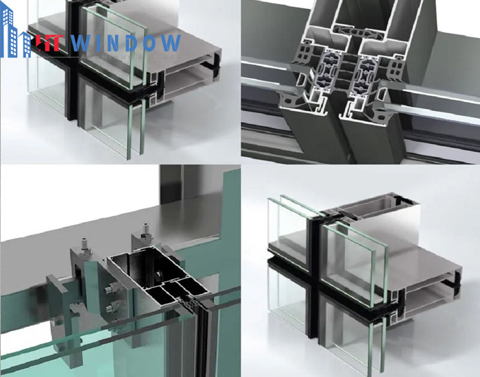 Thanh profile nhôm được sản xuất từ nhôm định hình với các hệ khác nhau