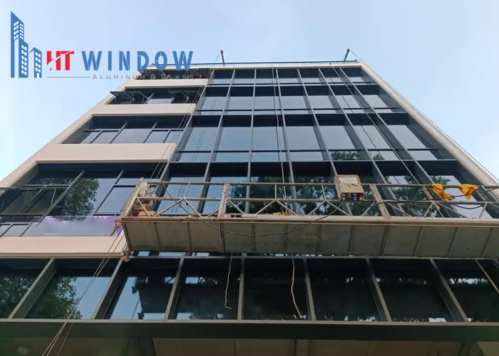Mặt dựng nhôm kính thi công nhanh và giúp tiết kiệm chi phí hiệu quả