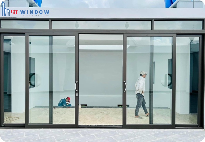 Cửa lùa nhôm Maxpro ngăn phòng