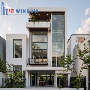 Mặt dựng nhôm Xingfa hệ 55 có tính thẩm mỹ tốt