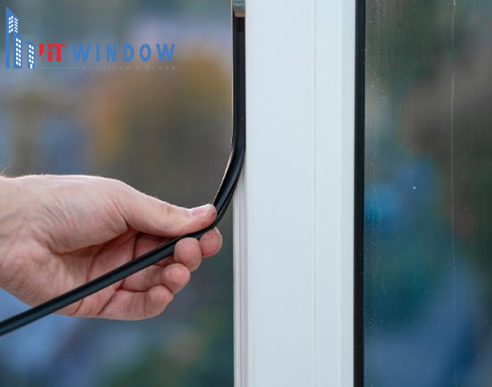 Gioăng cửa kính cường lực giúp cách âm, chống thấm nước hiệu quả
