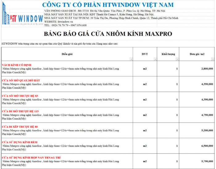 Liên hệ với HTWindow để được tư vấn chi tiết hơn về giá thi công