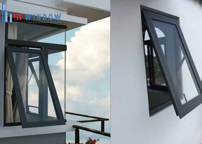 Cửa sổ mở hất Civro giúp lấy sáng, thông gió tốt 