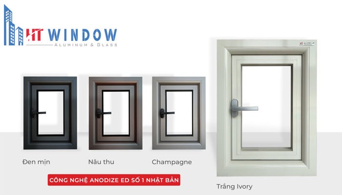 Cửa nhôm Maxpro có độ bền màu cao