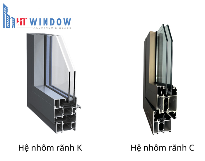 Việc chọn hệ nhôm rãnh K hay rãnh C tuỳ thuộc vào nhu cầu, mục đích sử dụng của bạn