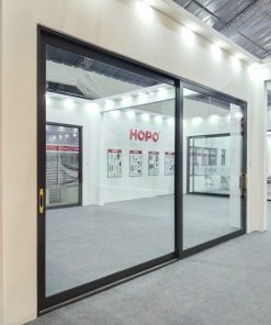 cửa đi mở lùa nhôm hopo hệ 120