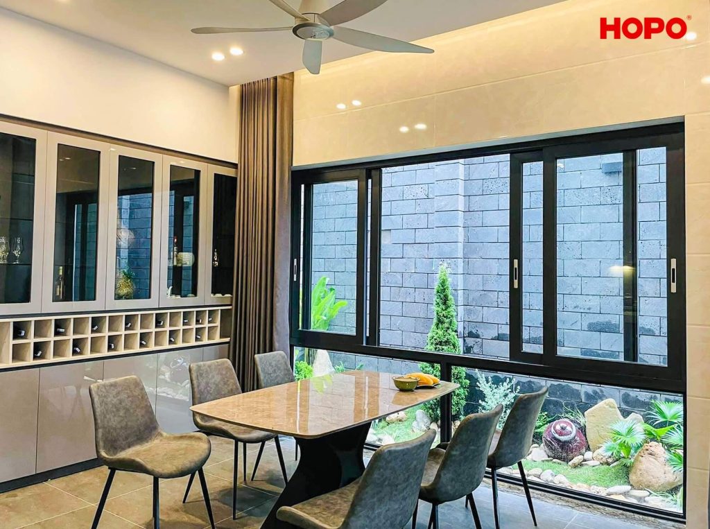 cửa sổ mở lùa nhôm hopo 94