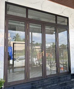 CỬA ĐI MỞ QUAY NHÔM KENWIN 55S ANODISE HỆ 55