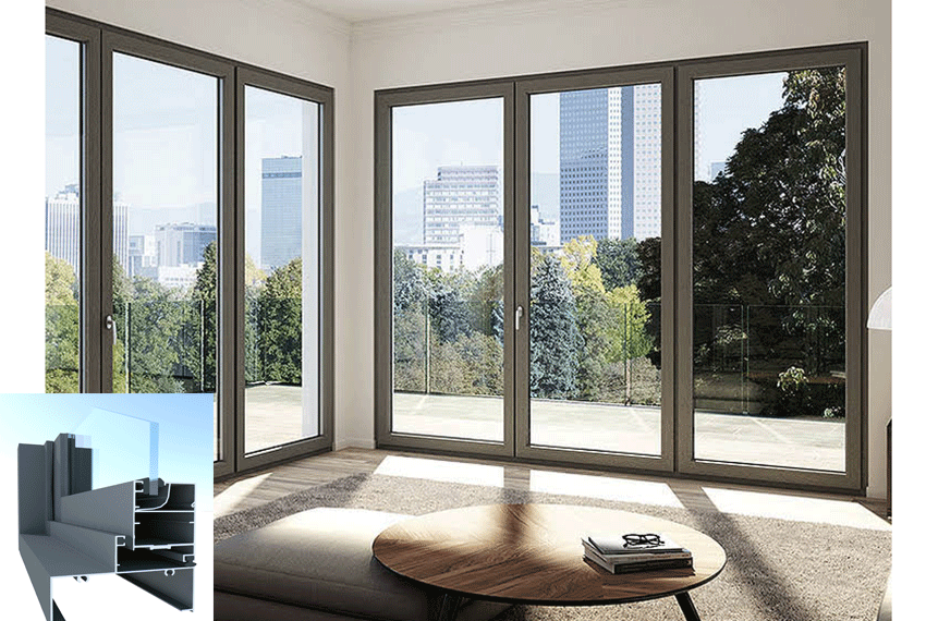 Sản phẩm cửa nhôm Luxury cách âm công nghệ mới