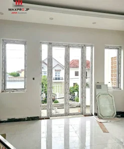 Sản phẩm cửa nhôm maxpro chống cháy chất lượng cao