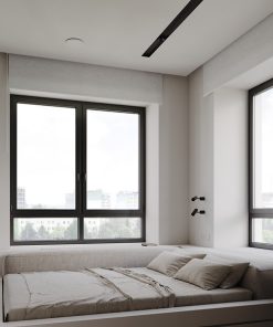 cửa sổ mở quay nhôm kogen đa khoang hệ 60