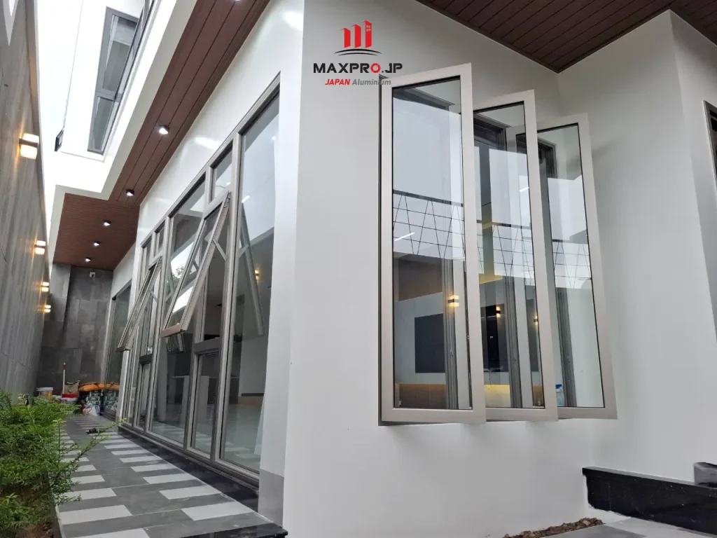 Kích thước cửa nhôm Maxpro cho công trình hiện đại