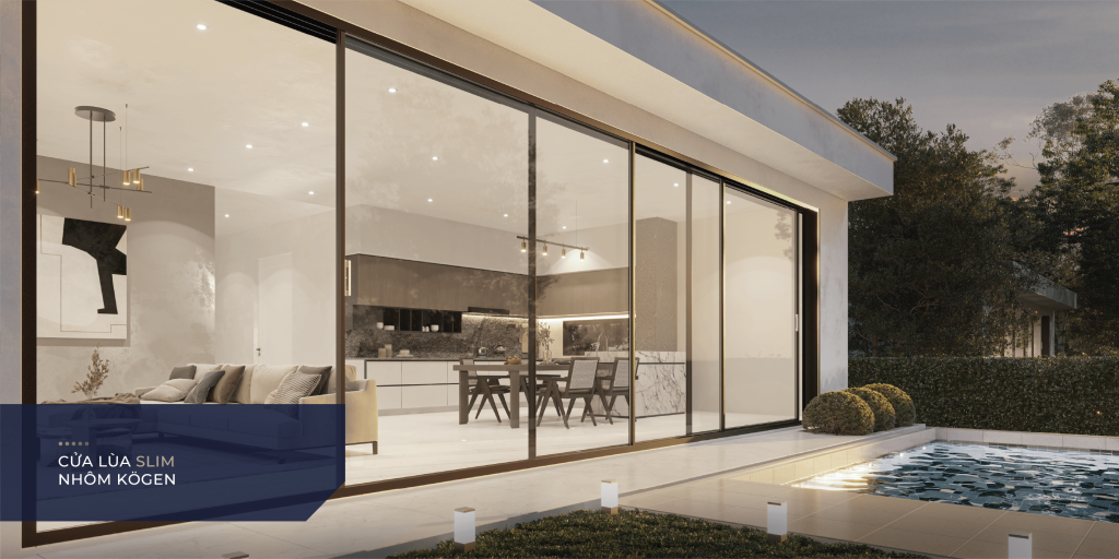 CỬA NHÔM SLIM NGOẠI THẤT KOGEN 2024