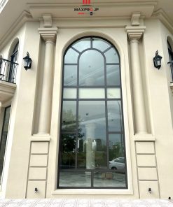Các mẫu cửa nhôm Maxpro uốn vòm hiện đại