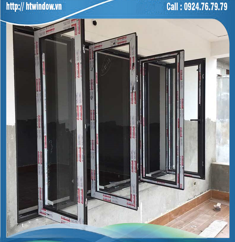 cửa sổ mở quay nhôm xingfa