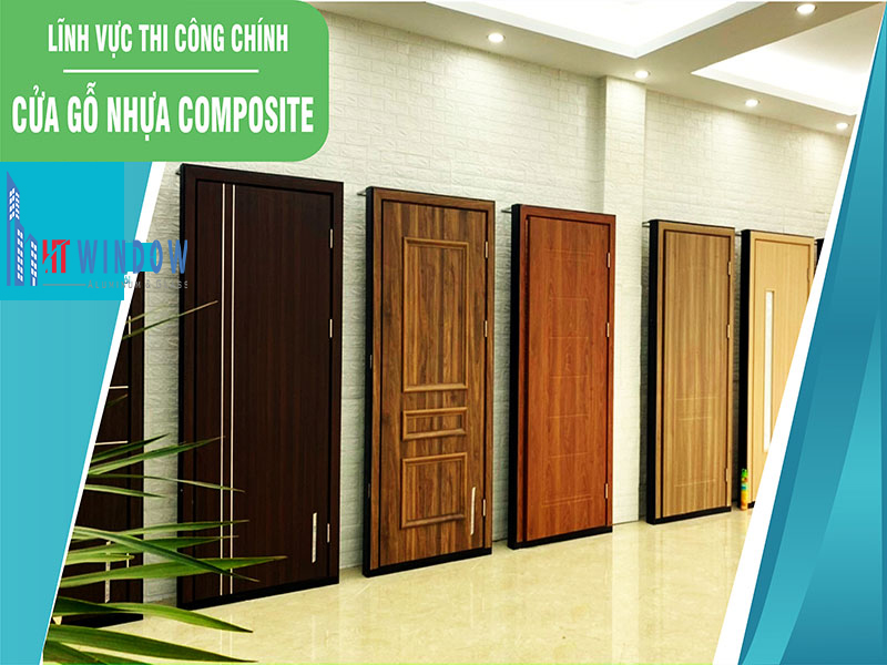 Mẫu cửa gỗ nhựa Composite chịu nước cách âm cao cấp