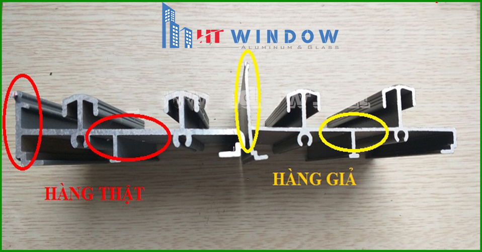 Đo độ dày thanh nhôm Xingfa hệ 93 cửa lùa trượt đạt chuẩn 2.0mm