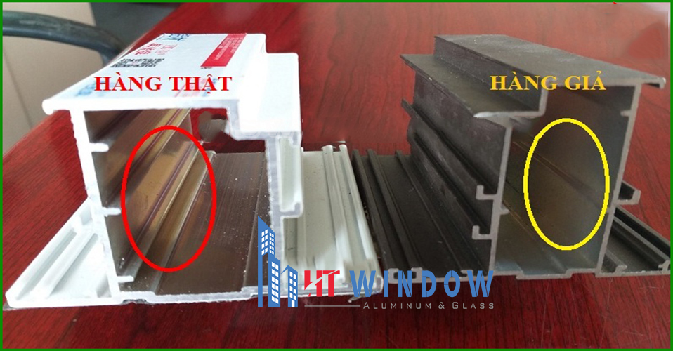 Đặc điểm ánh đồng sắc nét trong lòng thanh profile nhôm Xingfa chính hãng