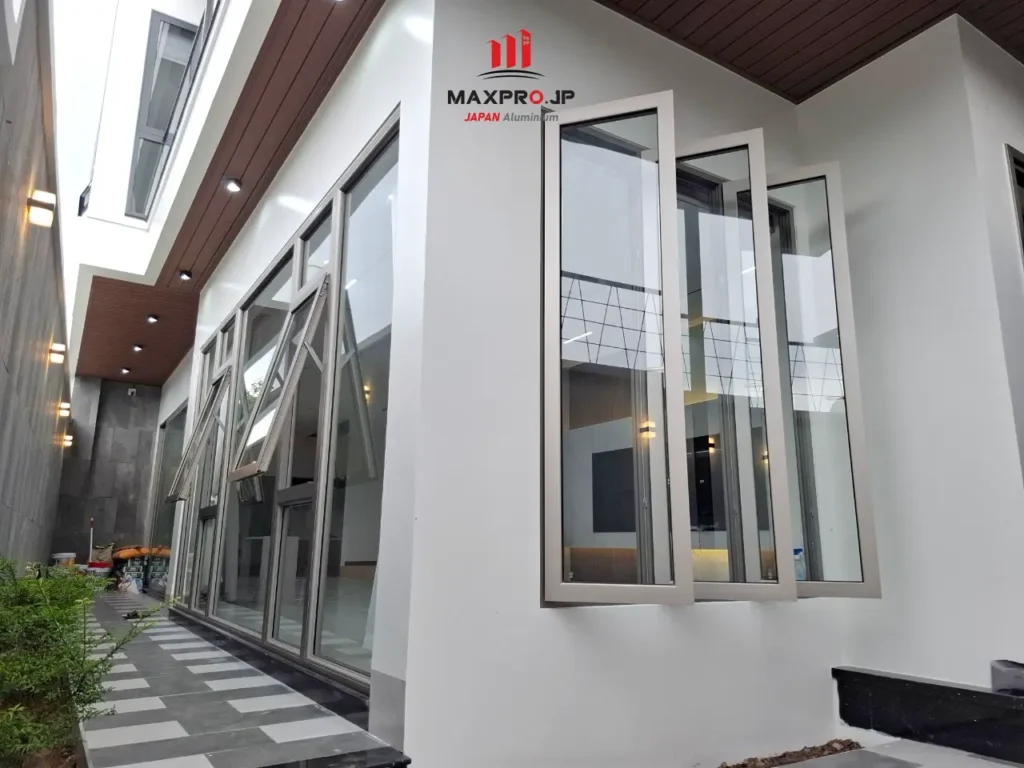 mặt cắt cửa nhôm Maxpro