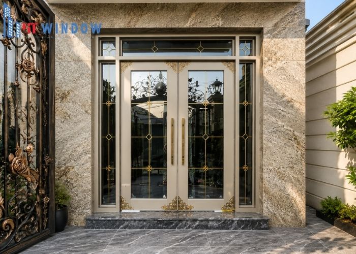 Cửa nhôm Maxpro có thiết kế hiện đại, giá thành hợp lý, phù hợp với phần lớn nhà phố