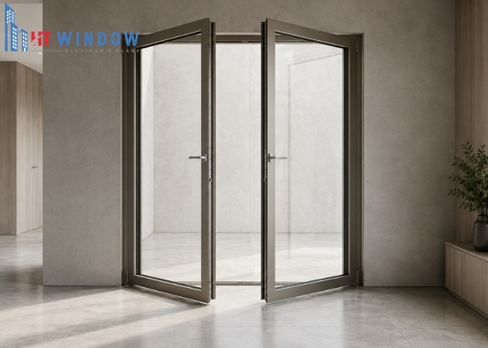 Cửa nhôm Alvero mang lại hiệu quả cách âm, chống gió và chống nước tốt cho căn hộ ở vị trí cao
