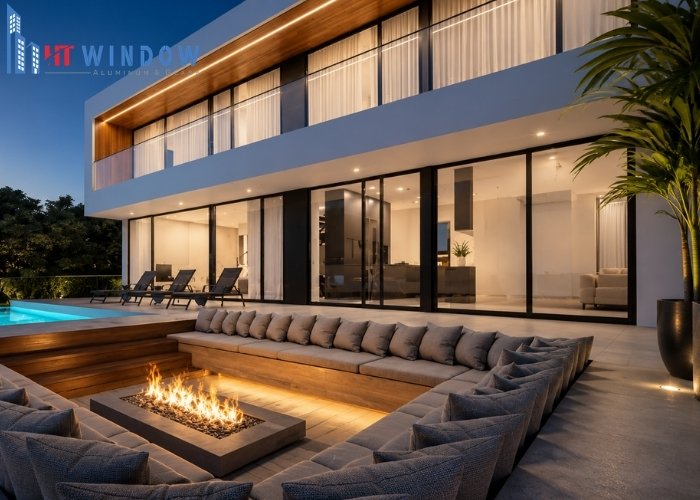 Cửa nhôm Romadio cho biệt thự cao cấp