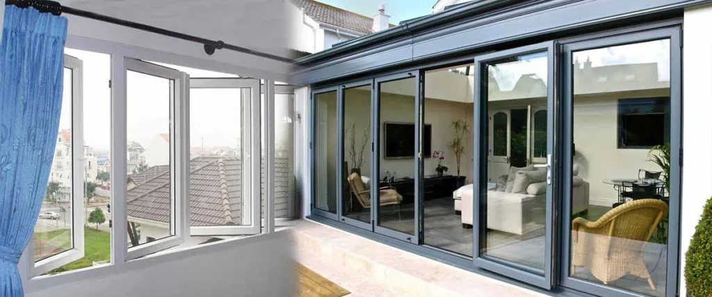 cửa nhôm xingfa kính cường lực