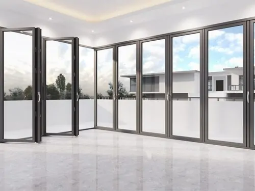 cửa xếp gấp kogen hệ 68
